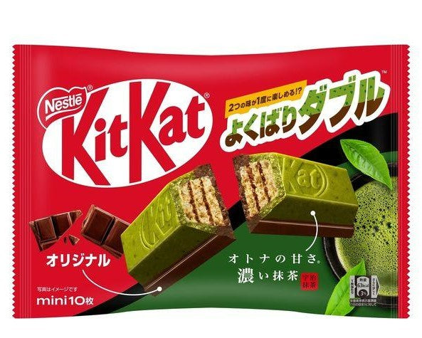 Double Extra Rich Dark Green Tea KitKat 10-Pack