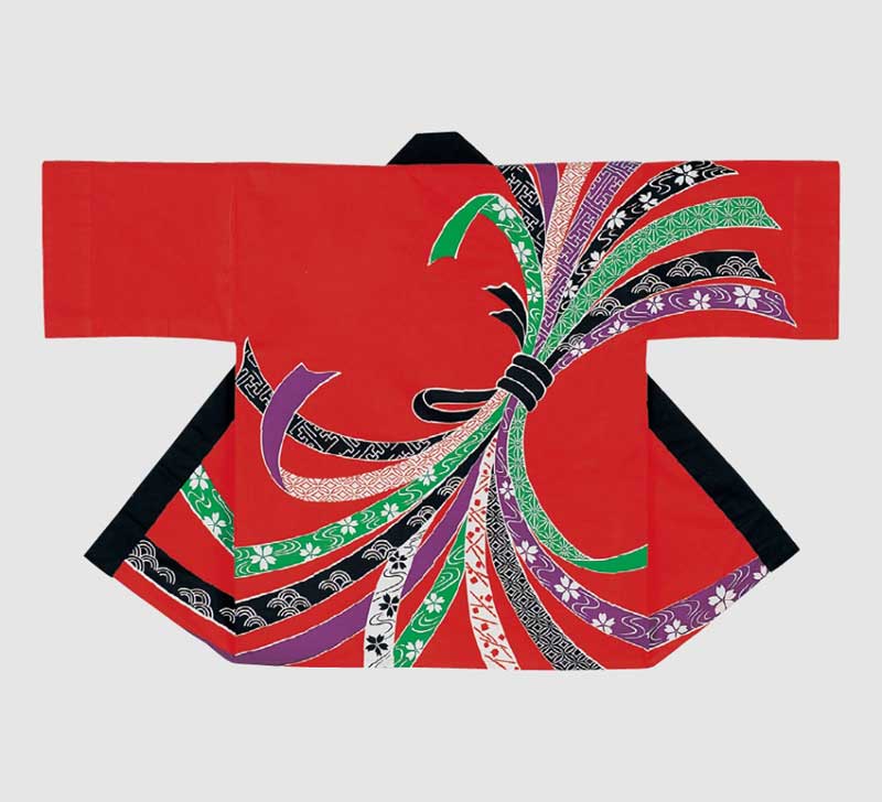 Red Explosion Happi Coat