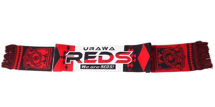 Urawa Air 応援スカーフ 赤黒 Urawa Reds English Style Scarf
