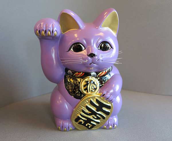 Purple Maneki Neko #8