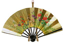 100 flowers Japanese fan.