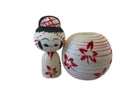 Kokeshi Fall Colors (Momiji) - hand made and hand painted in Tohoku, northern Japan.