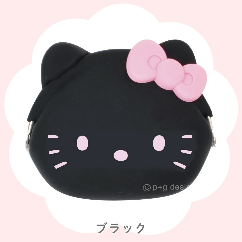 レア‼️HELLO KITTY ブラックポーチ Hello Kitty Mini Pochi Purse