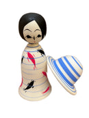 Kokeshi Carp with spiral design Hat