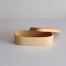 Hinoki Slim Oval Bento Box.
