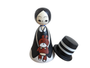 Kokeshi with Teddy Bear.