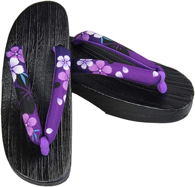Women's wooden clogs from Japan.