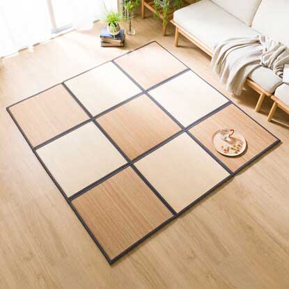 Bamboo rug from Japan.
