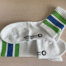 iconic Line Socks in Convenience White.