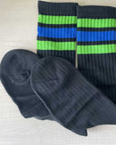 Family Mart Line Socks Black.