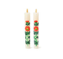Hand Painted Candles Chrysanthemum.