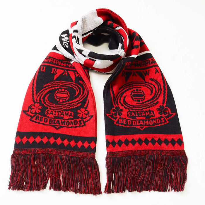 Urawa Air 応援スカーフ 赤黒 Urawa Reds English Style Scarf