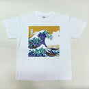 Mount Fuji and Wave T-shirt.