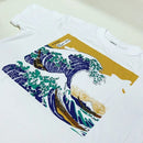 Mount Fuji and Wave T-shirt.