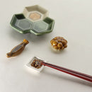 Set of Natto Chopstick Stands.