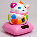Colorful Solar Maneki Neko.