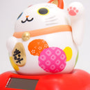 Colorful Solar Maneki Neko.