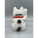Maneki neko white (reverse size).