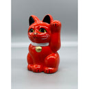 Miniature Maneki Neko Red Left
