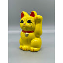 Miniature Maneki Neko Yellow Left