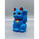 Miniature Maneki Neko Blue Left