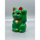 Miniature Maneki Neko Green Left