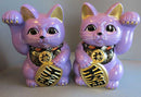 Purple Maneki Neko.