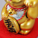 Solar Maneki Neko Gold Medium.