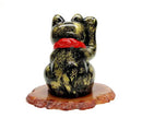 Premium Maneki Neko Blue Gold.