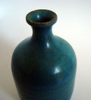 Misato Blue Sake Flask Flower Vase.