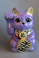 Purple Maneki Neko