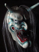 Blue Hanya Kagura Mask.