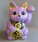 Ceramic maneki neko from Japan.