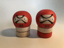 Reverse Koma Daruma L Size (Set of 2).