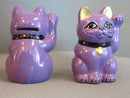 Purple Maneki Neko.