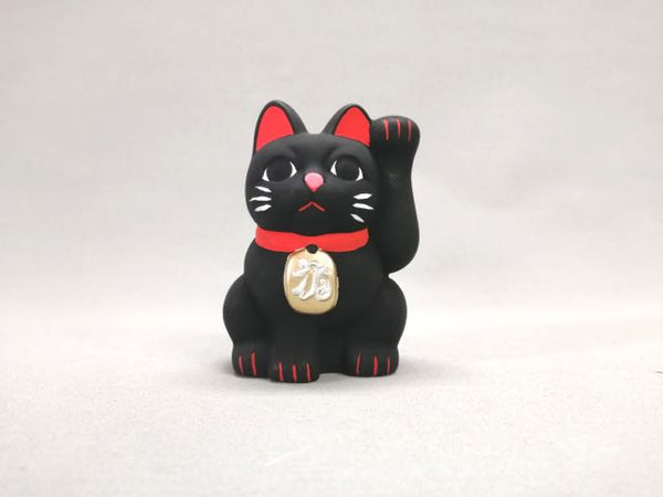 Happy Maneki Neko Black.