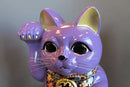 Purple Maneki Neko from Japan.