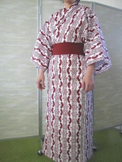 Yukata bath robe from Japan.