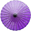 Purple Japanese umbrella.