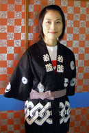 Black Happi Coat (Kuruwa).