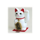 Large solar maneki white.