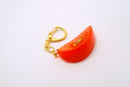 Cut Tomato Keychain.