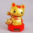 Solar Maneki Baby GOLD with Sea Bream.