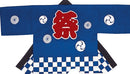 Happi Coat (Ichimatsu) Blue.