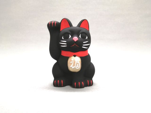 Happy Maneki Neko Black.