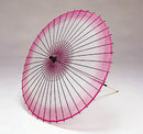 Pink & White Silk Parasol.
