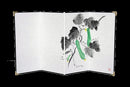 Four Panel Cucumber Byobu.