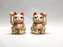 Happy Maneki Neko Gold (Left).