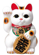 Koban Maneki Neko 25cm White.