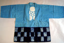 Sky Blue Shibori Happi Coat,